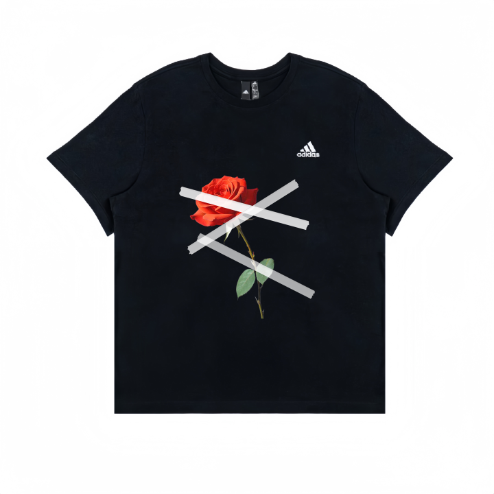Adidas Adidas T Shirts Unisex Black Crew Neck Moderate