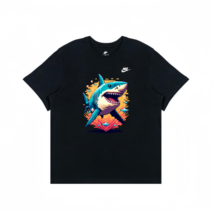 Nike Nike T Shirts Unisex Black Crew Neck Moderate Straight Fit