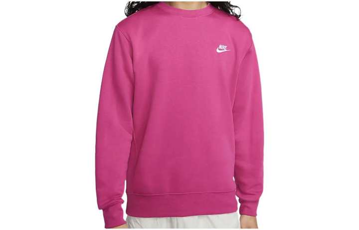 Nike Nike Sweatshirts Men's Rose Red Crew Neck Thickened