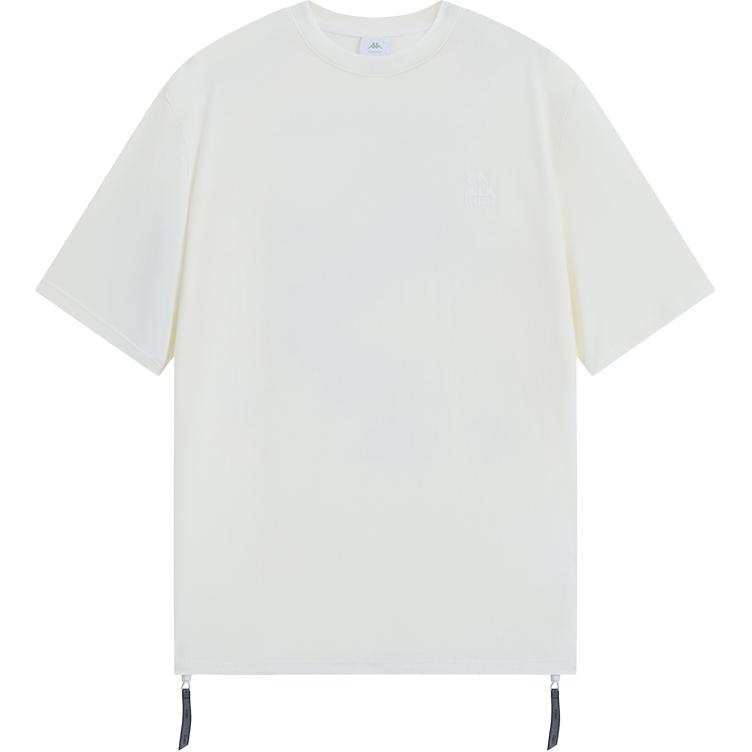 Kappa T Shirts Men's White Crew Neck Moderate