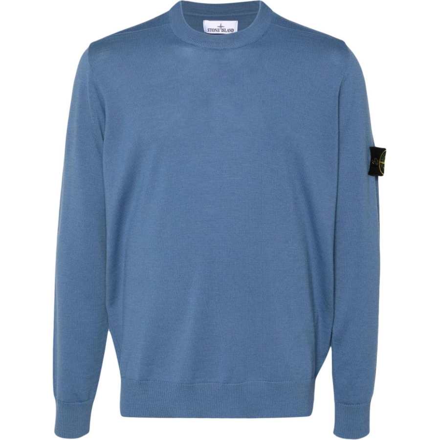 STONE ISLAND Compass-badge Knitted Jumper