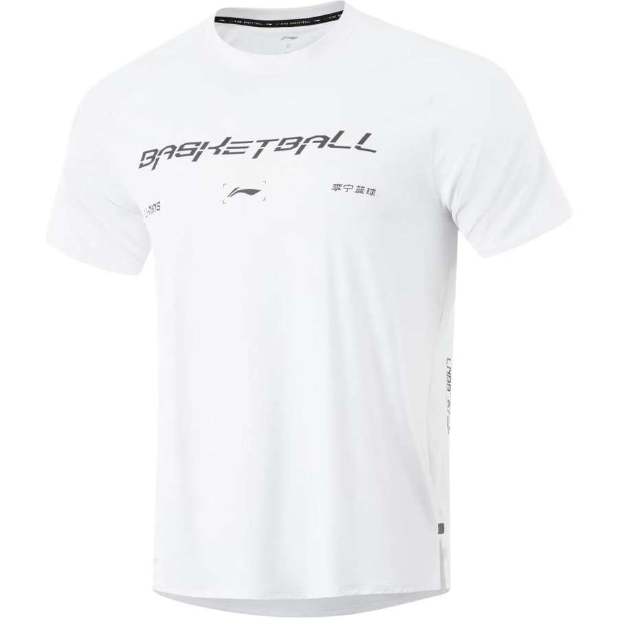 Li-Ning Li Ning Basketball Collection T Shirt Men's Standard White