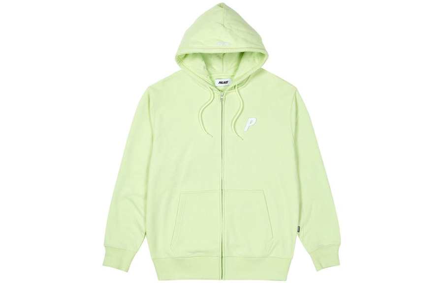 PALACE Sweatshirts Unisex Green Hooded Non Detachable Moderate