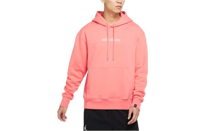 Jordan Jordan Sweatshirts Men's Salt Pink Hooded Moderate Regular