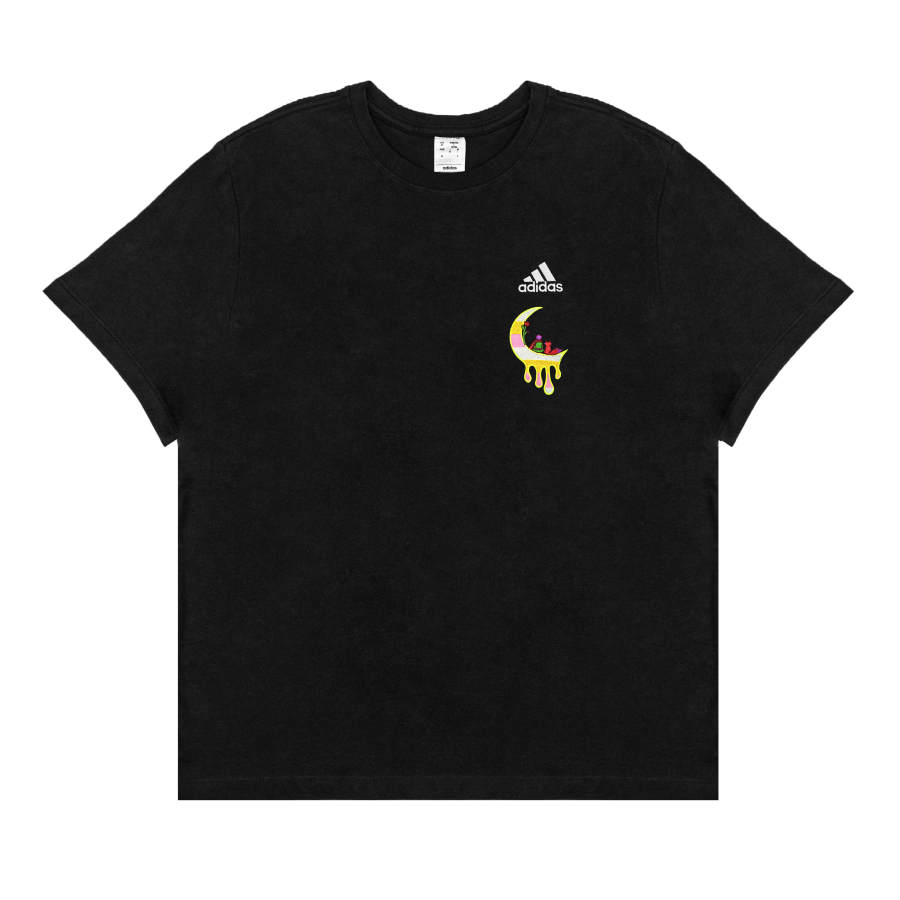 Adidas Adidas T Shirts Unisex Black Crew Neck Moderate Straight Fit