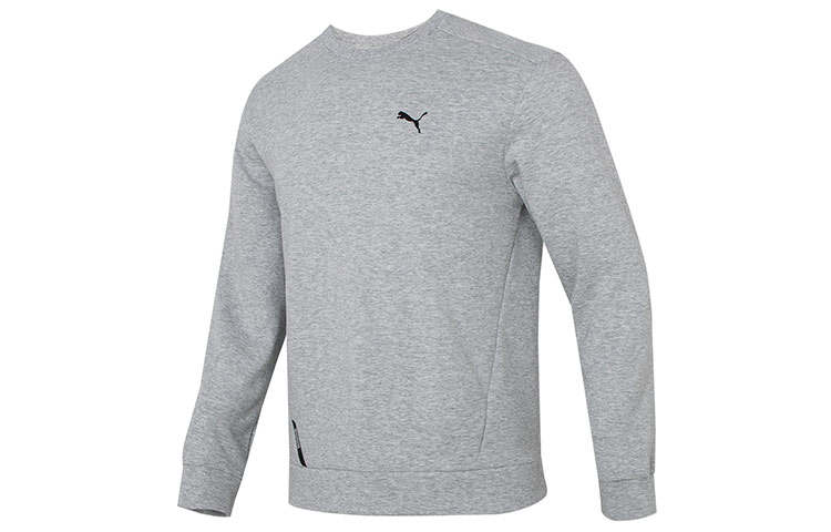 PUMA RAD/CAL Sweatshirts Men's Gray Crew Neck Moderate Regular