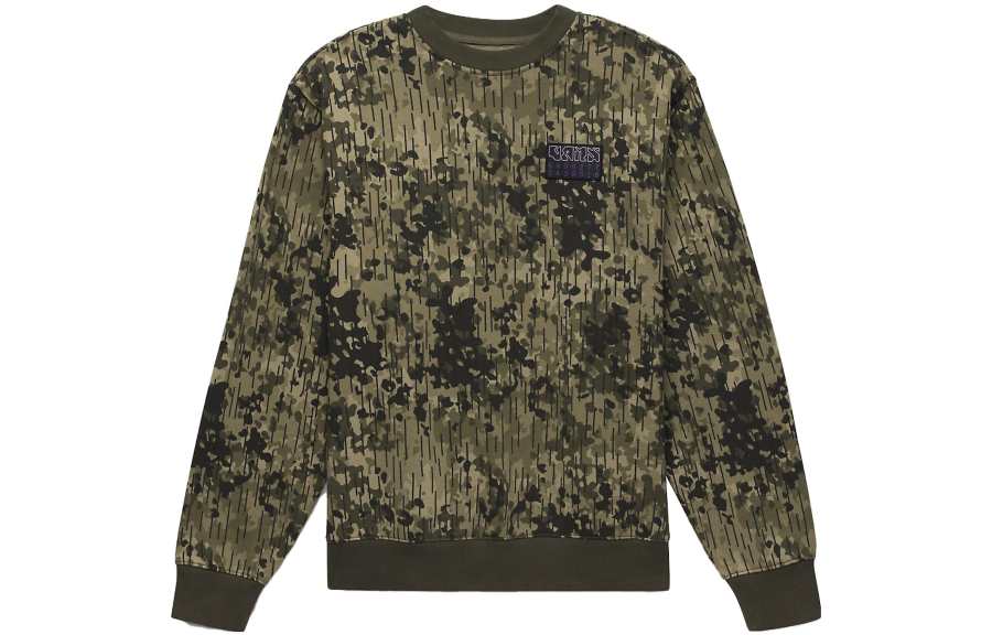 Vans Sweatshirts Men's Green Crew Neck Moderate Regular