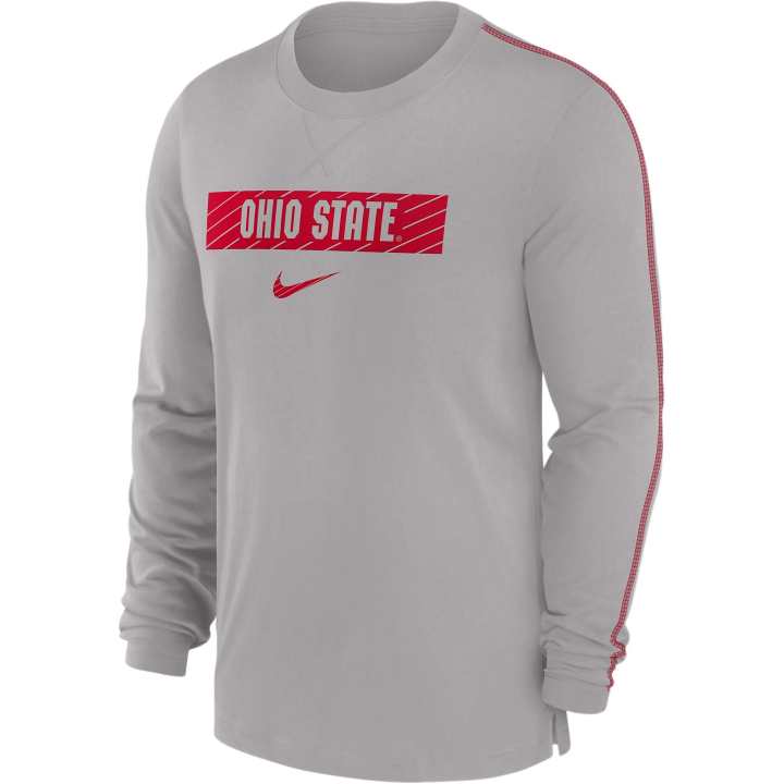 Nike Nike Ohio State Buckeyes Sideline Player Men's Nike Dri-FIT College T-Shirt