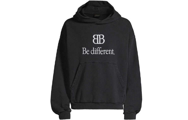 Balenciaga Be Different Print Hoodie