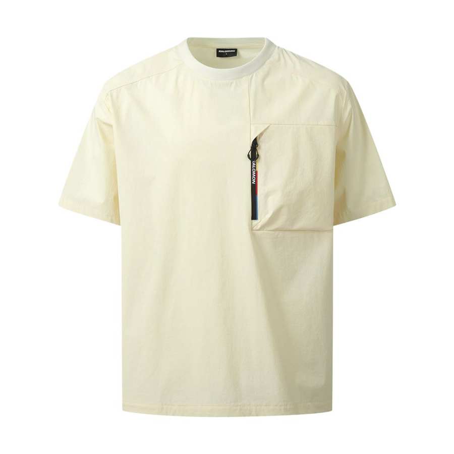 SALOMON UNI T Shirt Unisex Light Yellow