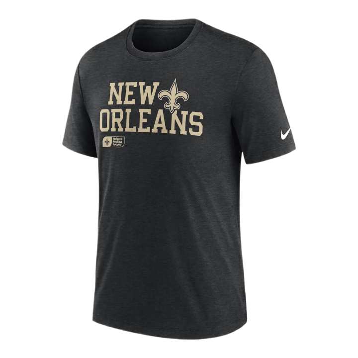Nike Nike New Orleans Saints Overlap Lockup Men's Nike Nfl T-Shirt