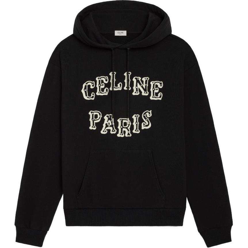CELINE CELINE Loose Embroidered Hoodie