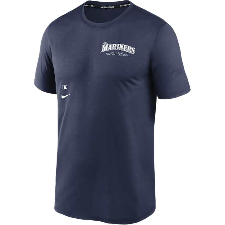 Nike Nike T Shirt Men's Marine Blue Seattle Mariners