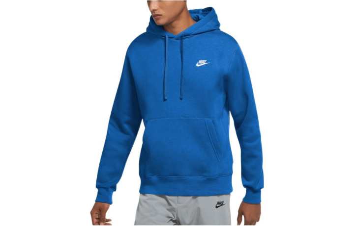Nike Nike Sweatshirts Men's Blue Hooded Moderate Regular