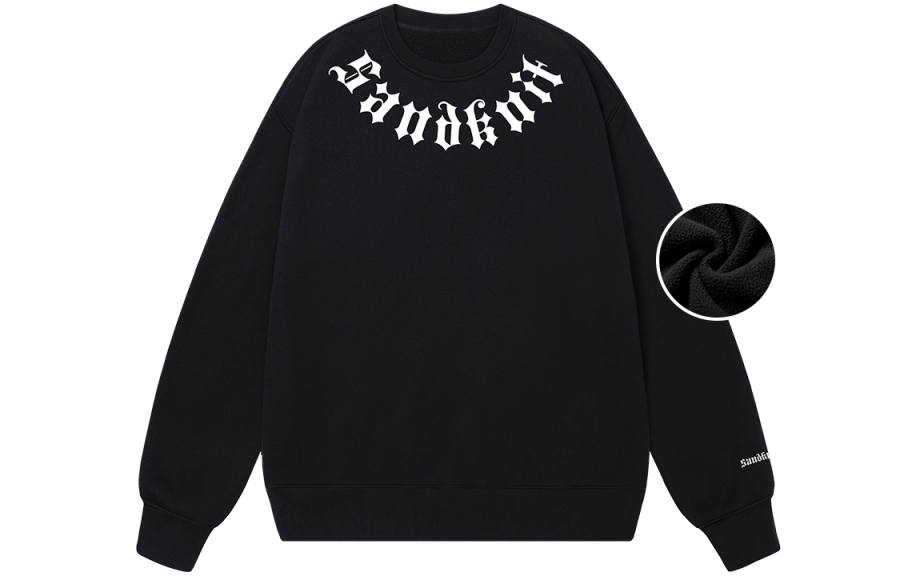SandKnit Sweatshirts Unisex Crew Neck Thickened Regular