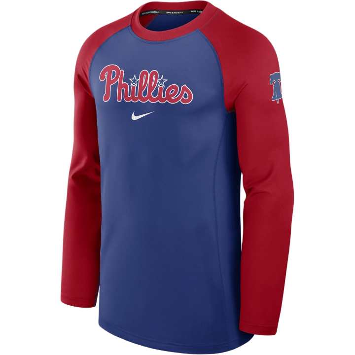 Nike Nike Philadelphia Phillies Authentic Collection Game Time Men's Nike Dri-FIT Mlb Long-Sleeve T-Shirt