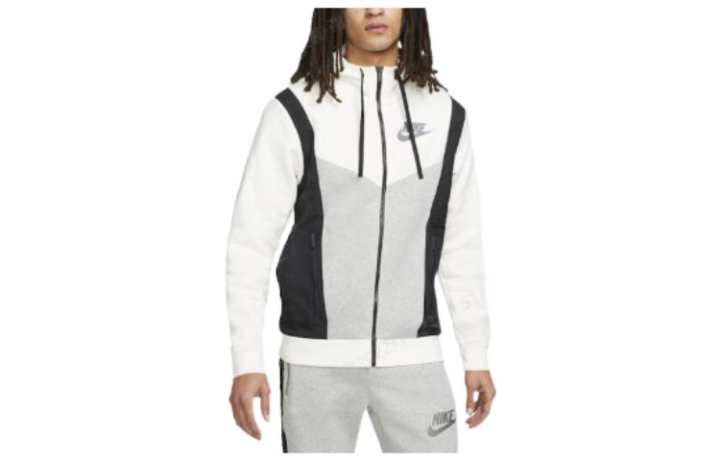 Nike Nike Sweatshirts Men's Gray Hooded Moderate Regular