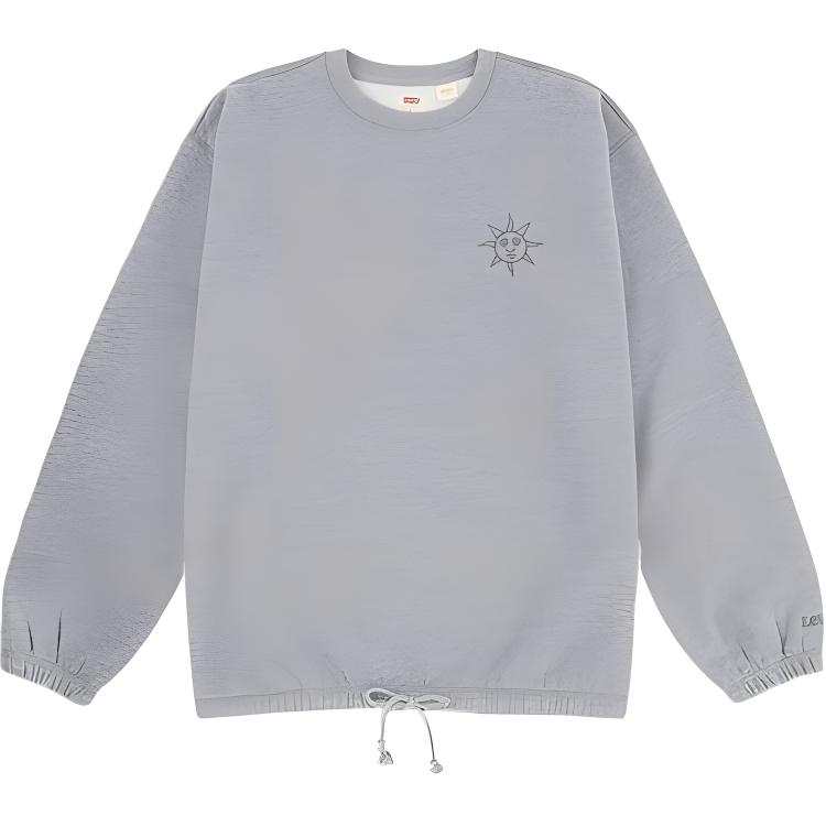 Levis Levis Sweatshirts Men's Gray Crew Neck Moderate Regular