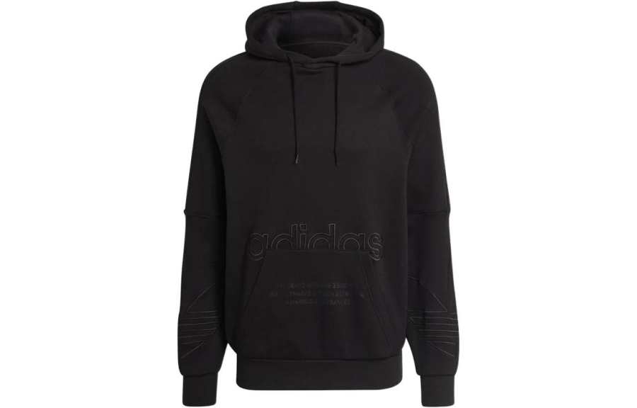 Adidas Originals Sweatshirts Men's Black Hooded Moderate Other