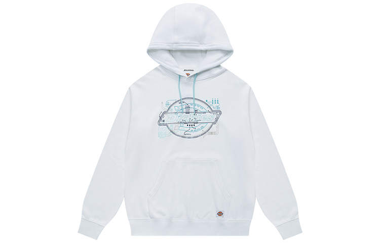 Dickies Sweatshirts Men's White Hooded Moderate Heavyweight