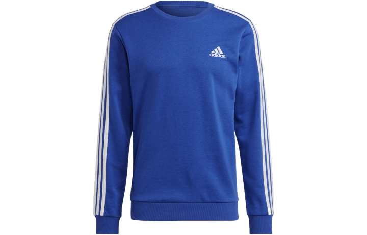 Adidas Adidas Essential Sweatshirts Men's Blue Crew Neck Moderate Regular