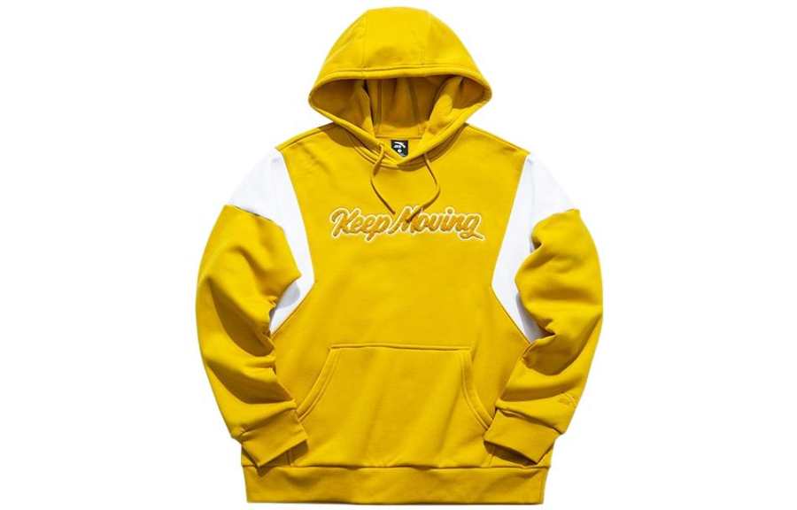 ANTA Sweatshirts Men's Yellow Hooded Thickened Regular