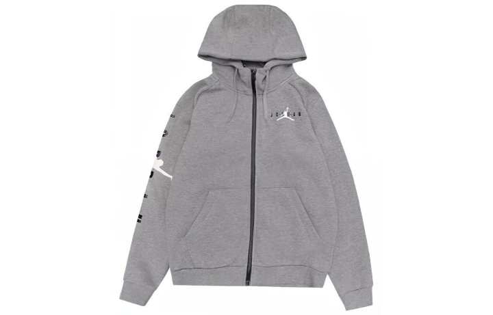 Jordan Jordan Sweatshirts Men's Gray Hooded Moderate Regular