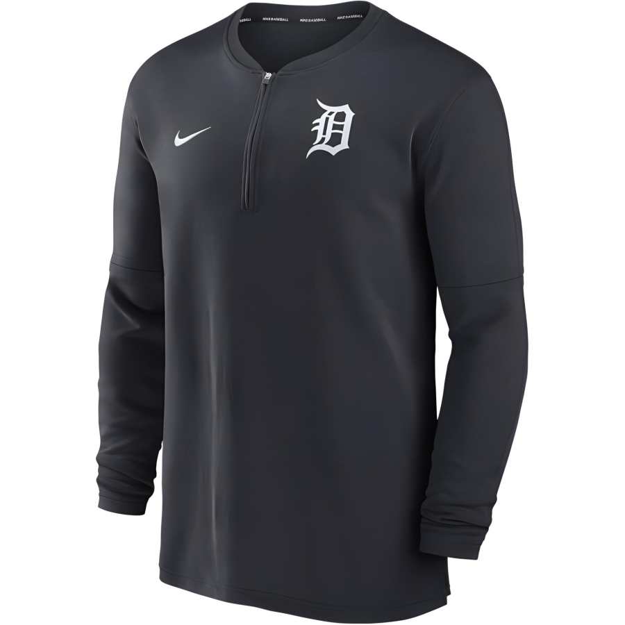 Nike Nike Detroit Tigers Authentic Collection Game Time Men's Nike Dri-FIT Mlb 1/2-Zip Long-Sleeve Top
