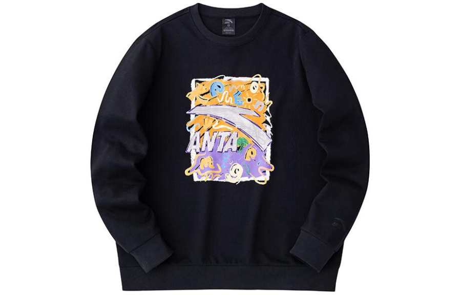 ANTA Anta Life Collection Sweatshirt Unisex Basic Black