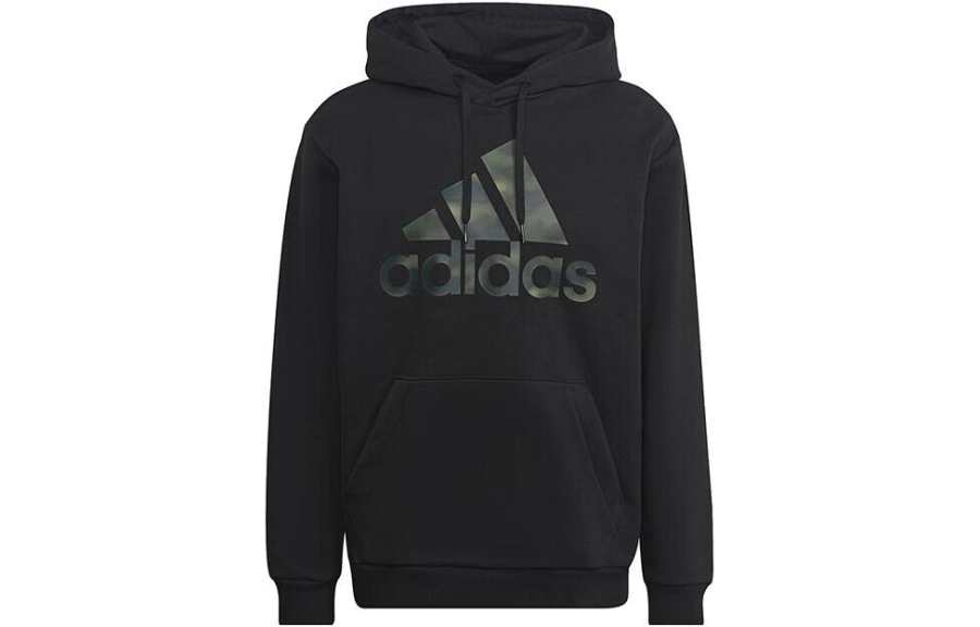 Adidas Adidas Essentials Camo Print French Terry Hoodie