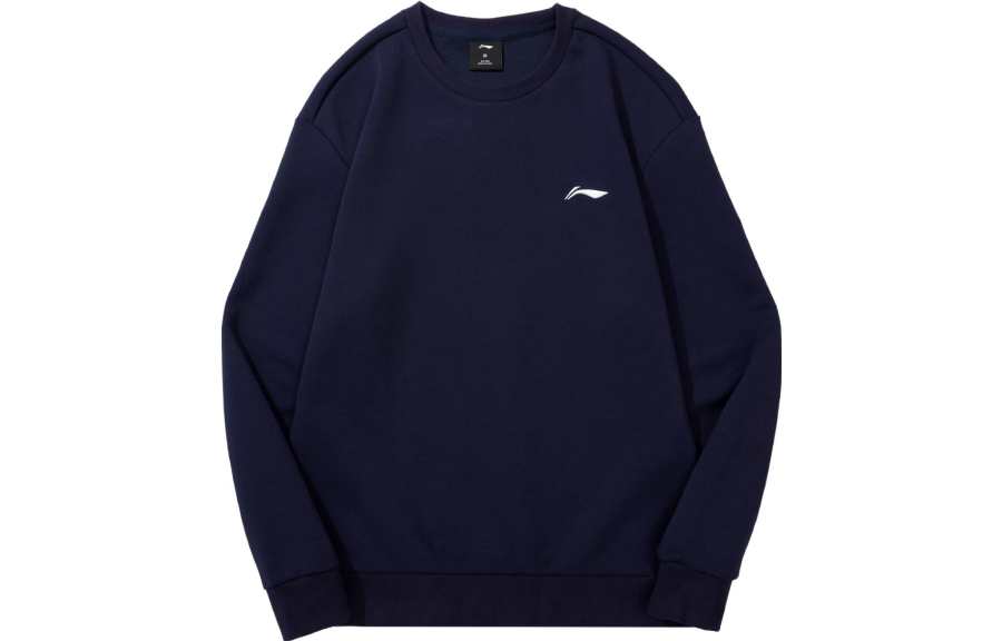 Li-Ning Li Ning Sweatshirt Fall Men's Navy Blue