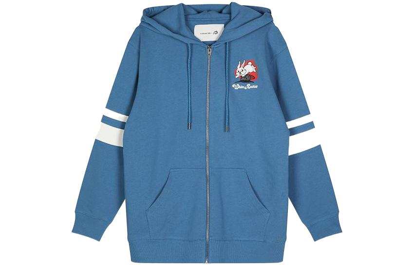 COACH COACH x WHITE RABBIT Sweatshirt Unisex Mixed Blue