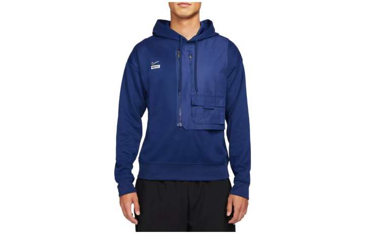 Nike Nike Sweatshirts Men's Blue Hooded Moderate Regular