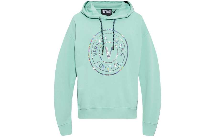 VERSACE JEANS COUTURE Sweatshirt Men's Mint Green