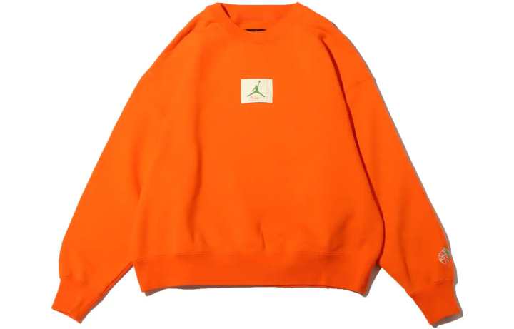 Jordan Jordan Sweatshirts Men's Orange Crew Neck Moderate Other