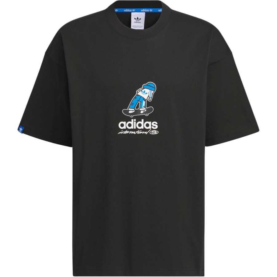 Adidas Originals CITY SKATEshort Sleeved T Shirt Men's Black