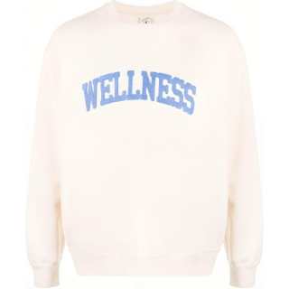 Sporty & Rich Wellness-appliquÃ© cotton sweatshirt