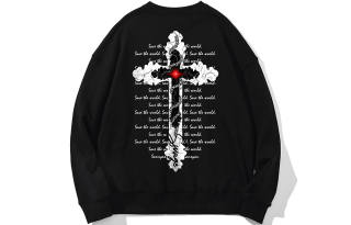SANSYAS Sweatshirts Unisex Crew Neck Moderate Regular