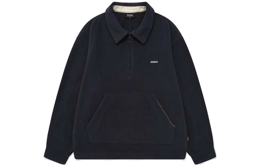 COVERNAT Sweatshirts Unisex Dark Blue Lapel Moderate Other