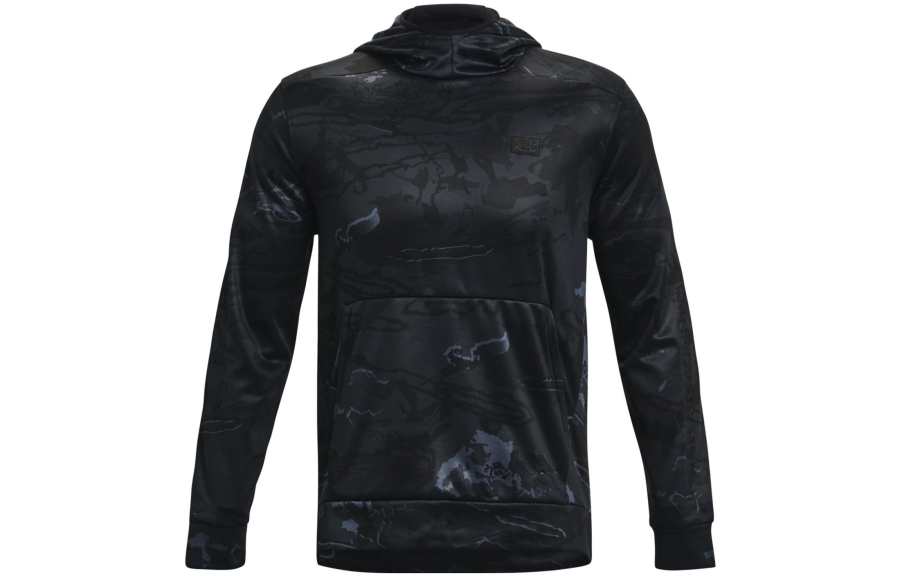 Under Armour Sweatshirts Men's Black Hooded Moderate Regular