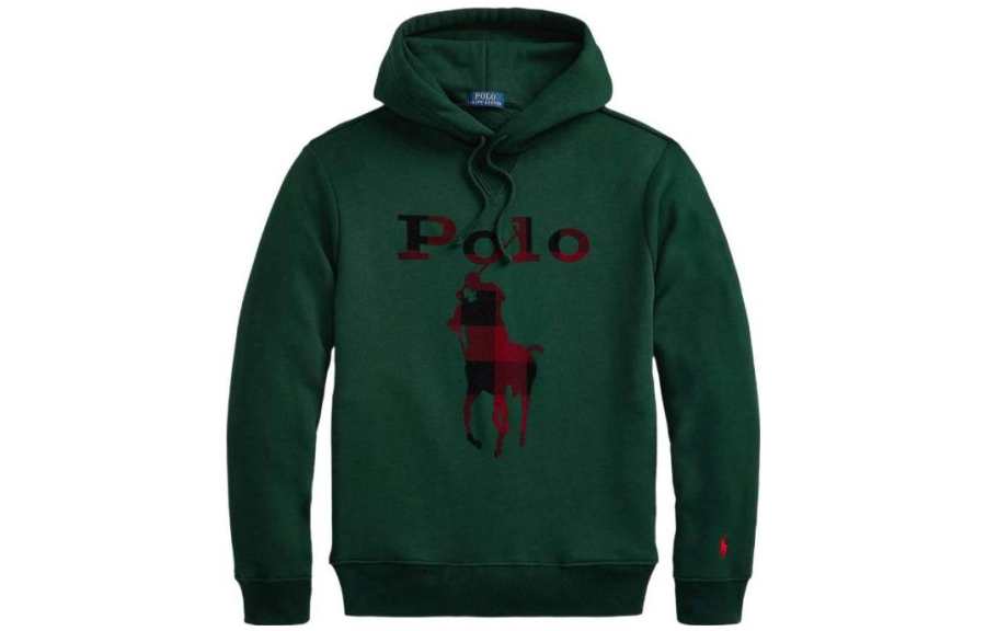 Polo Ralph Lauren 【Previous Season】logo-print drawstring hoodie