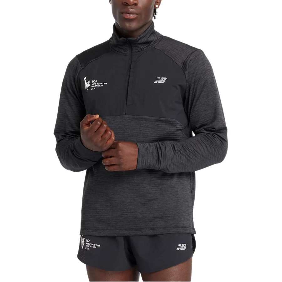 New Balance New Balance NYC Marathon AthleticsHeat Grid T Shirt Men's Black