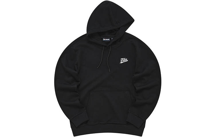 FILA FUSION Sweatshirts Men's Pitch Black Hooded Moderate