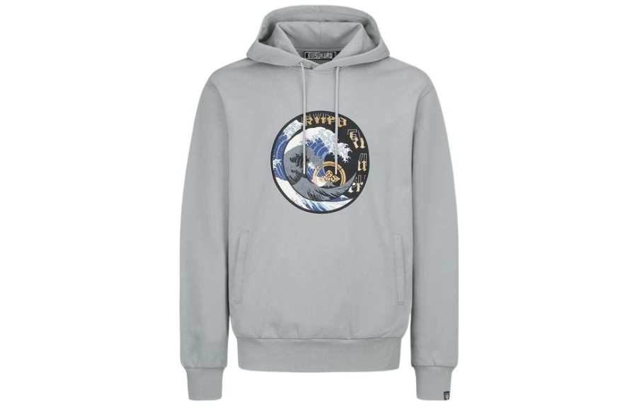 EVISU EVISU Sweatshirts Unisex Gray Hooded Moderate Regular