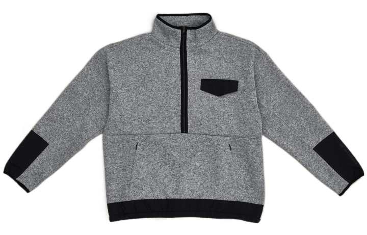 New Balance New Balance Sweatshirts Men's Gray Stand Collar Moderate