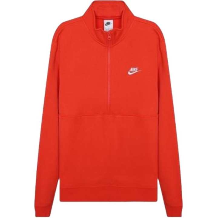 Nike Nike Sweatshirts Men's Red Stand Collar Moderate Regular