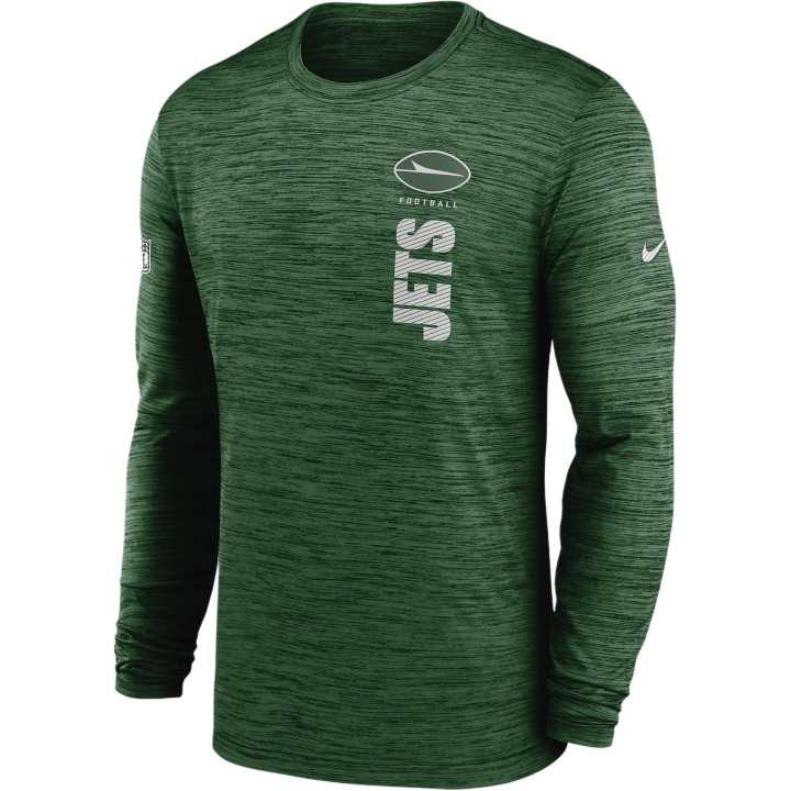 Nike Nike x NFL New York JetsDri Fit Sideline Velocity T Shirt Men's Green
