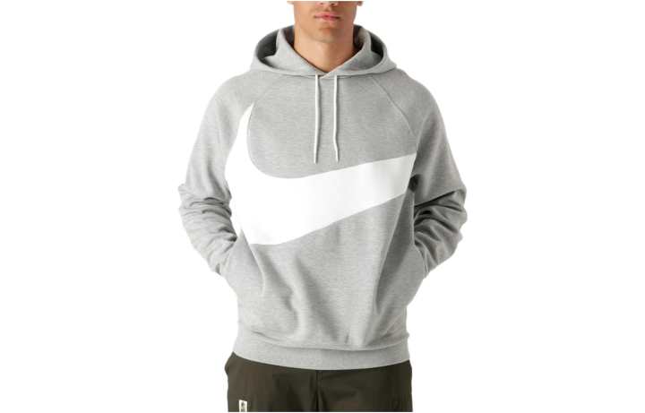 Nike Nike Swoosh-print Drawstring Hoodie