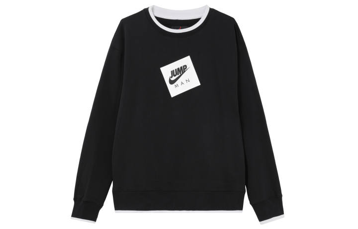 Jordan Jordan Sweatshirts Men's Black Crew Neck Moderate Regular