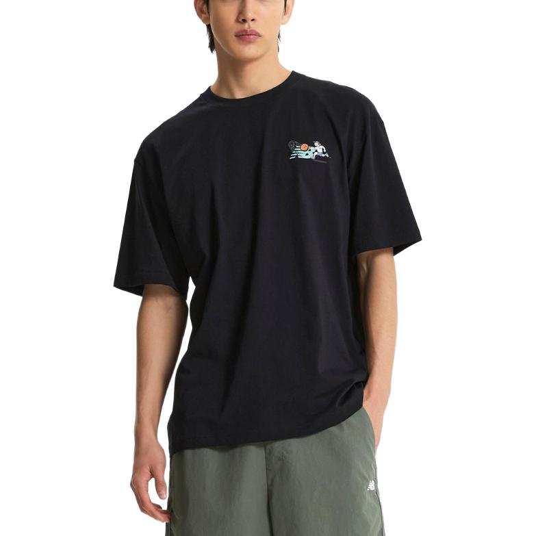 New Balance New Balance SEMI Over FITUNI NB BOY T Shirt Men's 19 Black